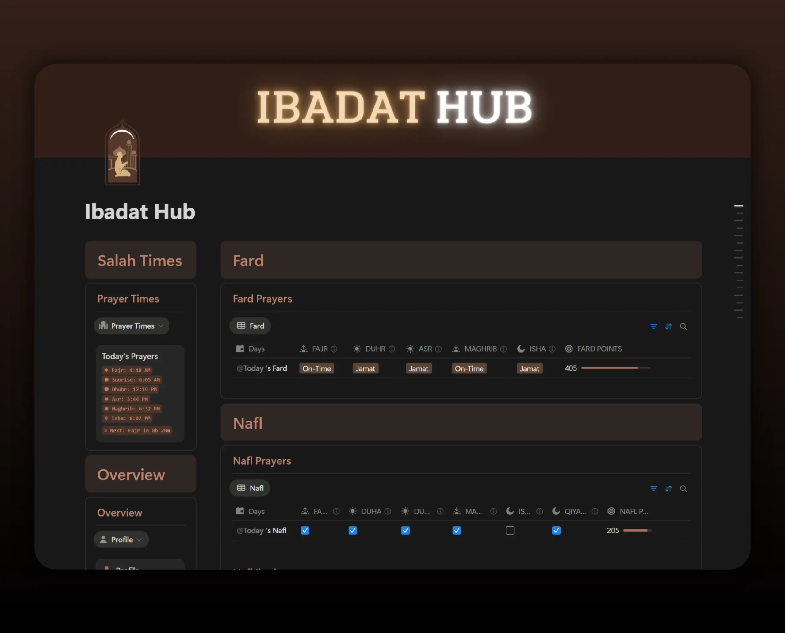 Template IbadatHub